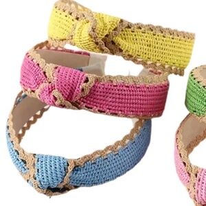 416. The Beach Vacation Raffia Headbands